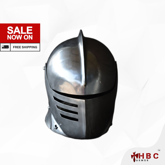 Metal Helmet of Sir William from A Knight's Tale"