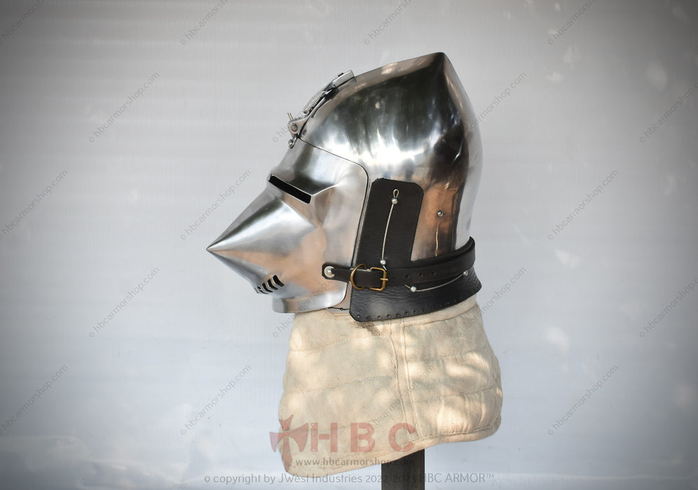 Medieval Helmet with Interchangeable Visor/Reenactment/SCA