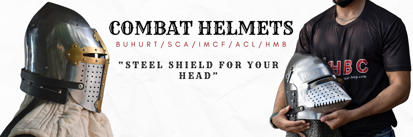 Buhurt/SCA/HMB/IMCF BOTN Medieval Combat Helmet by HBC Armor