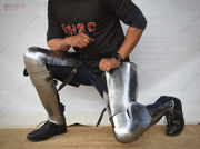Authentic 14th century armor replica Handcrafted 14th century knight armor Artisanal Churburg castle armor Rust-resistant 14th century plate armor