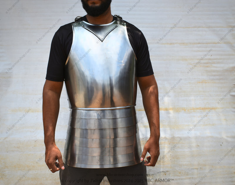 Handforged 15th Century English Cuirass with Paunce de Alwite by HBC Armor – Medieval Combat & Reenactment Suit