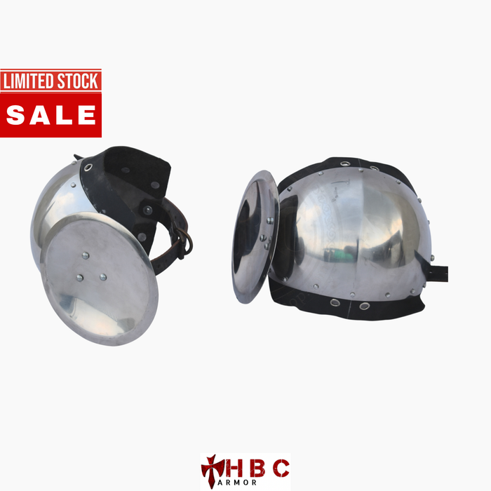 Steel Knee Cops | HRC 35–38 | SCA, HEMA, ACL, Buhurt & Medieval Combat