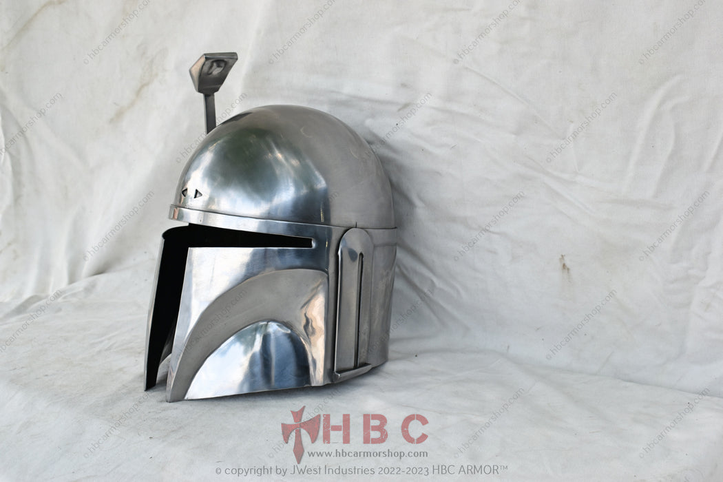bobafett mandalorian motorcycle helmet Metal boba Fett Mandalorian Inspired helmet — HBC Armor Shop