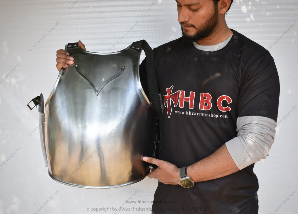 Medieval Handforged Churburg Style Breastplate 14th Century