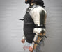 Authentic buhurt armor set Historical arms protection Steel arm armor for buhurt