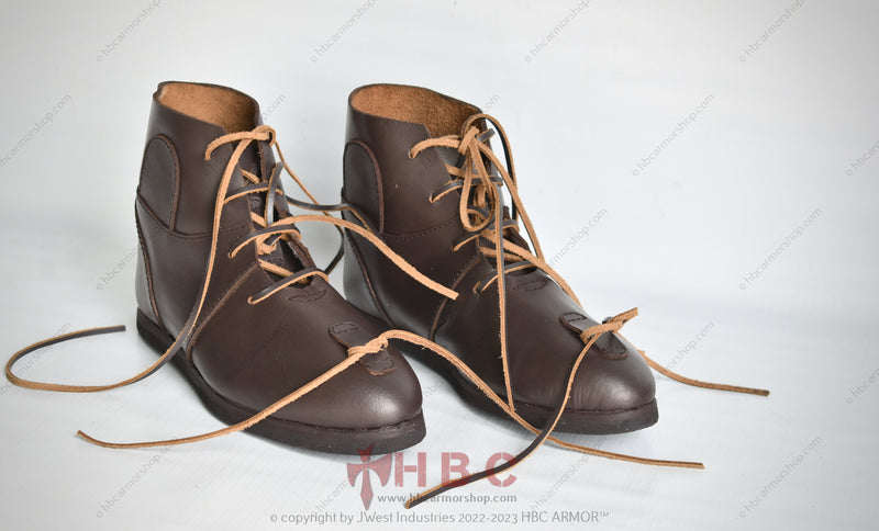 Historical reenactment footwear Medieval armor accessories Combat sports gear