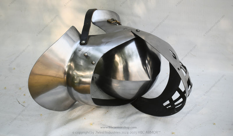Metal Handforged Grand Armet "Victor" Helmet | Kolbenturnier helmet