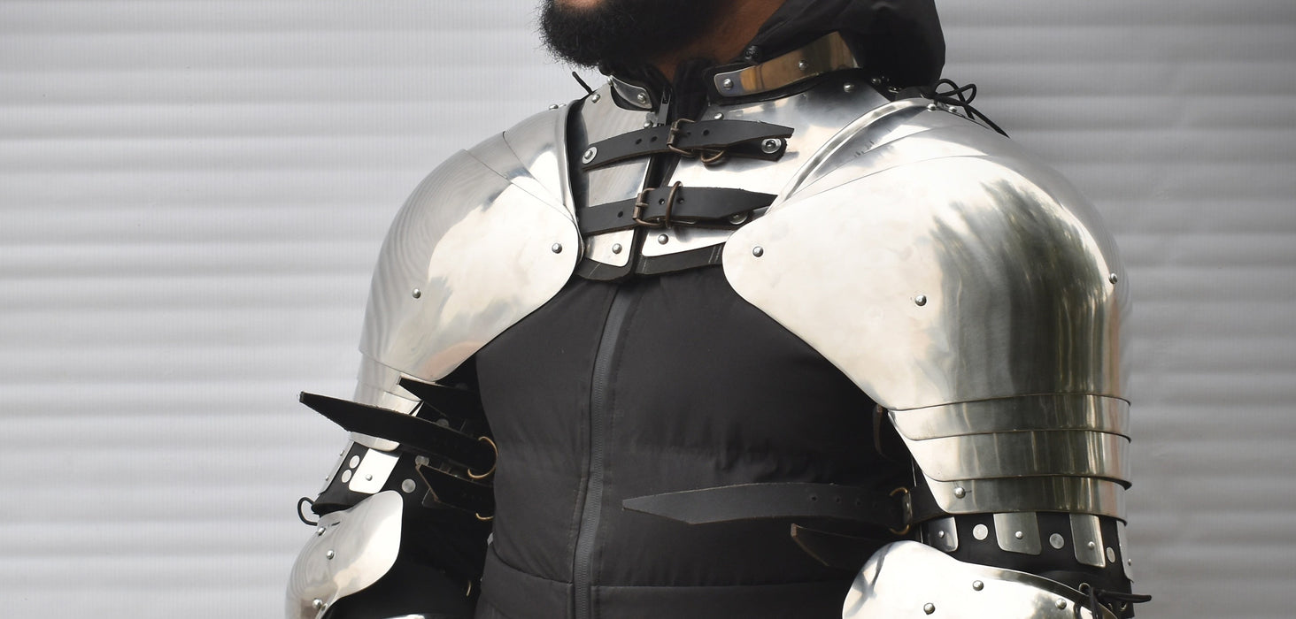 Buhurt SPauldron Shoulder Armor - Ultimate Mobility, Flexibility, and Full-Covered Protection