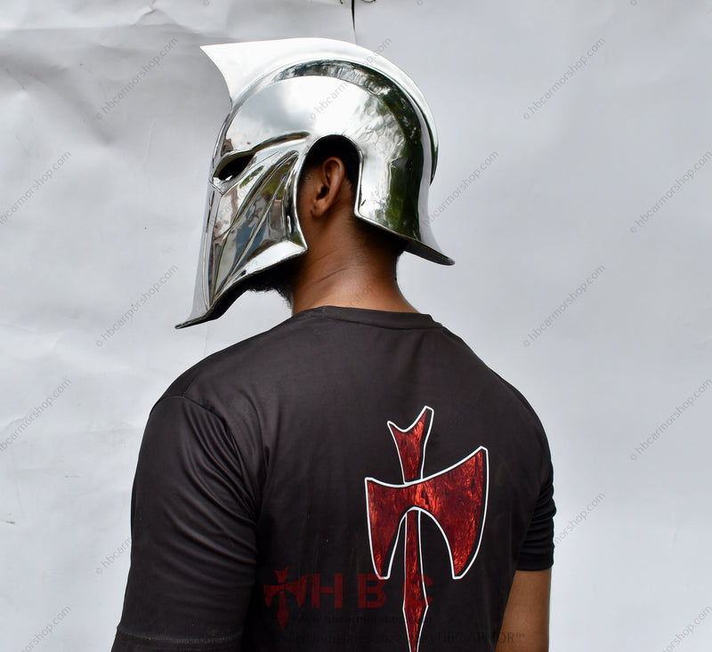 Dr. Fate Helmet | Hand Forged Metal Helmet | Etched Wearable Cosplay Masterpiece Helmet | DC Comics Inspired