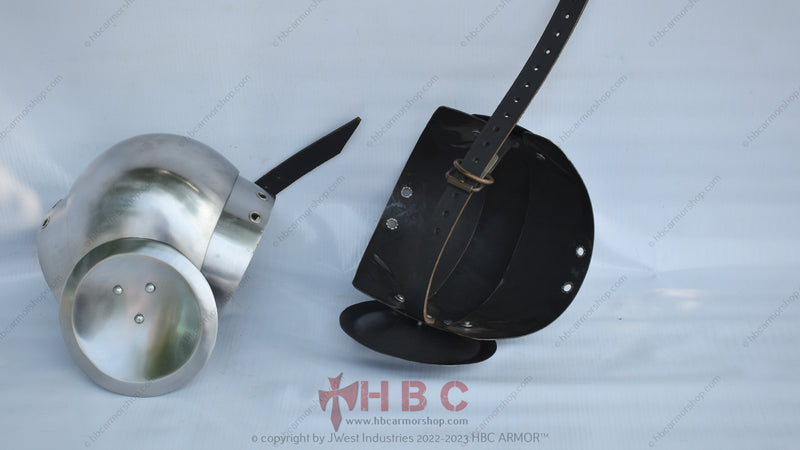 Hand-Forged Medieval Elbow Cops | Pre-Tempered Spring Steel | HRC 35–38 | Buhurt, HMB, IMCF, SCA & HEMA