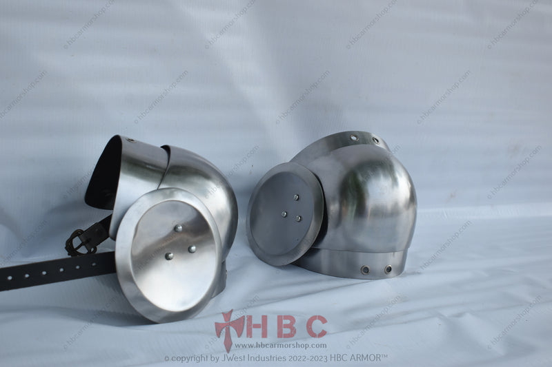 Hand-Forged Medieval Elbow Cops | Pre-Tempered Spring Steel | HRC 35–38 | Buhurt, HMB, IMCF, SCA & HEMA