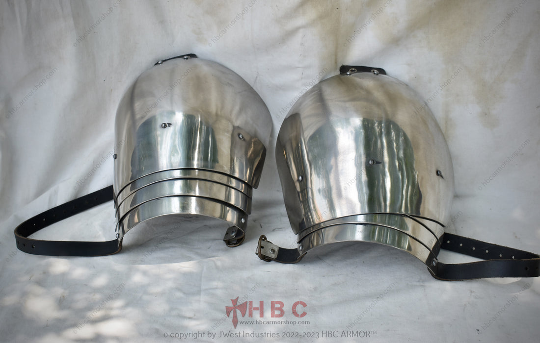Spoon Armor Medieval Spauldron Shoulder Armour Buhurt/IMCF/ACL — HBC Armor Shop