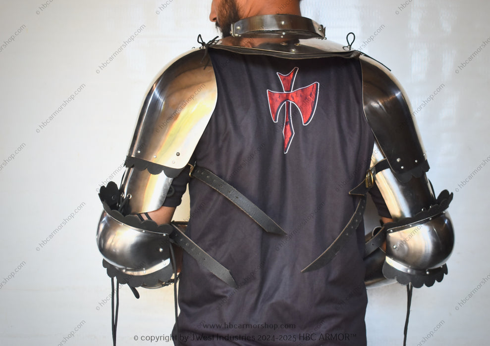 Floating Armor Floating Arms Set for Medieval Combat 14th Century — HBC Armor Shop