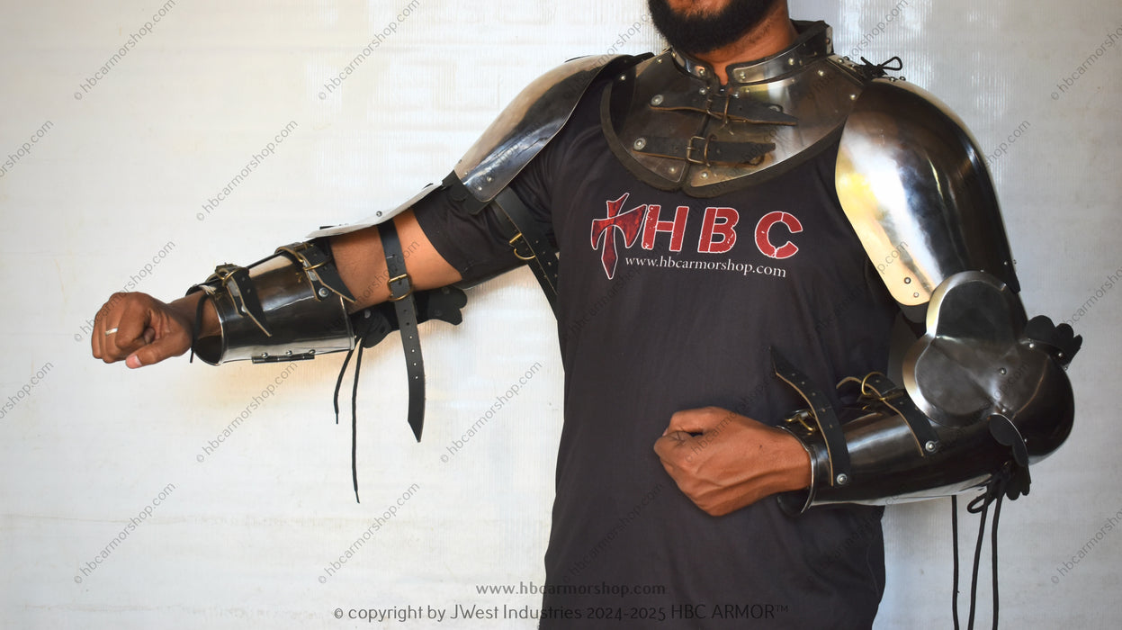 Floating Arms Set for Medieval Combat 14th Century — HBC Armor Shop