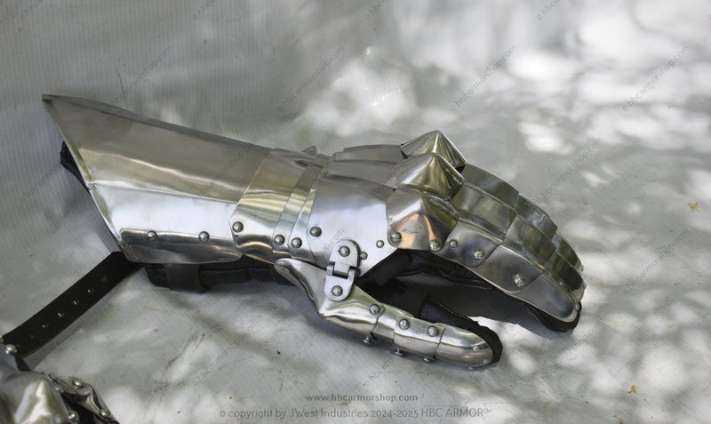 Handcrafted Gothic Gauntlet Custom Gothic Armor Gothic Armor Accessories