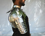 Armored Shoulder Pauldron Medieval Festival Costume Armor Replica Piece Historical Theme Party Costume