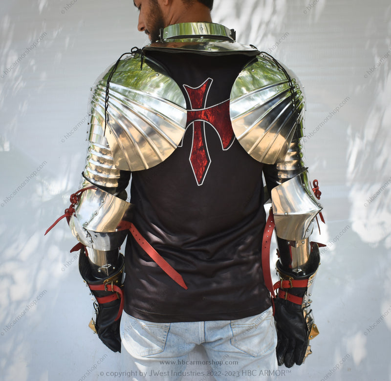 Gothic Military Armor Gothic Armored Costume Gothic Style Knight Armor Gothic Reinforced Armor Gothic Chainmail Gauntlet Gothic Knight Cosplay Armor