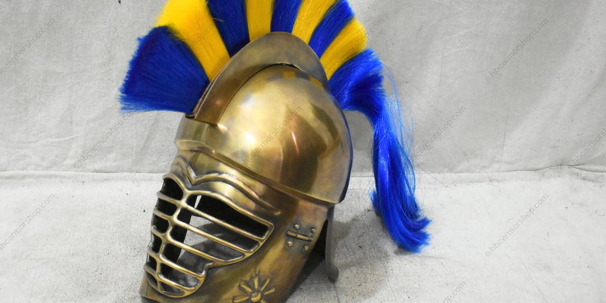 corinthian styled motorcycle helmet Greek Corinthian Helmet for SCA Combat — HBC Armor Shop