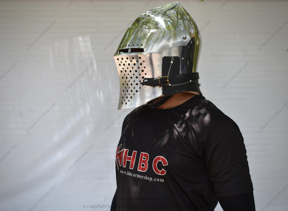 Griffon Crusader Handforged Helmet for Medieval Combat Sports