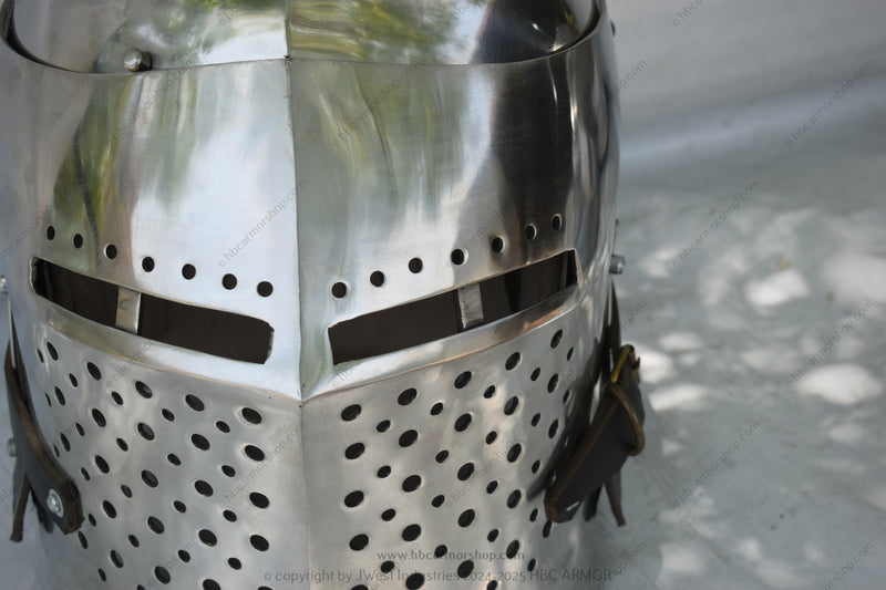 Buy Medieval Helmets Online Best Crusader Helmets for Combat Medieval Helmet Handforged Sale SCA Approved Helmets