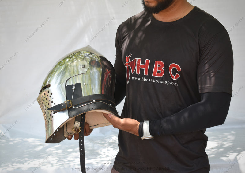 Griffon Crusader Handforged Helmet for Medieval Combat Sports
