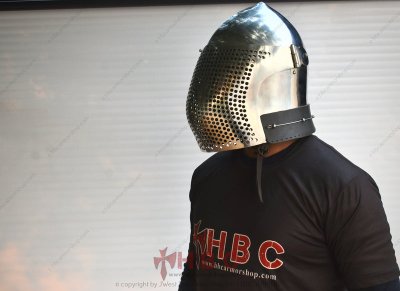 IMCF ACL SCA Approved Handcrafted Combat Helmet
