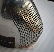WarriorGear MedievalHelmet CombatSportsEquipment CustomFitArmor HistoricalReenactment DurableBattleGear