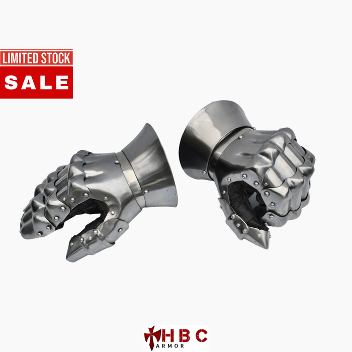 Buhurt Battle-Ready Gauntlet with Advanced Wrist Articulation LIMITED STOCK