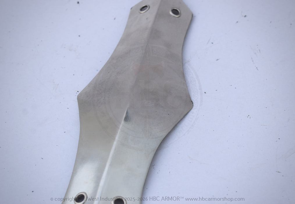 Medieval Jack Chain Rebracer Plates | 1 mm Pre-Hardened SS202 | Arm Armor Components