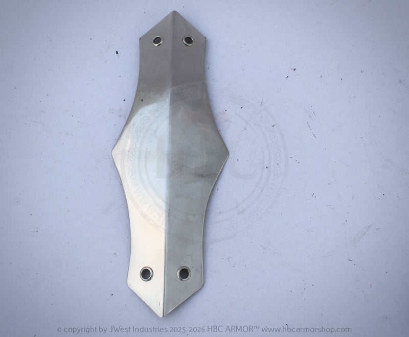 Medieval Jack Chain Rebracer Plates | 1 mm Pre-Hardened SS202 | Arm Armor Components