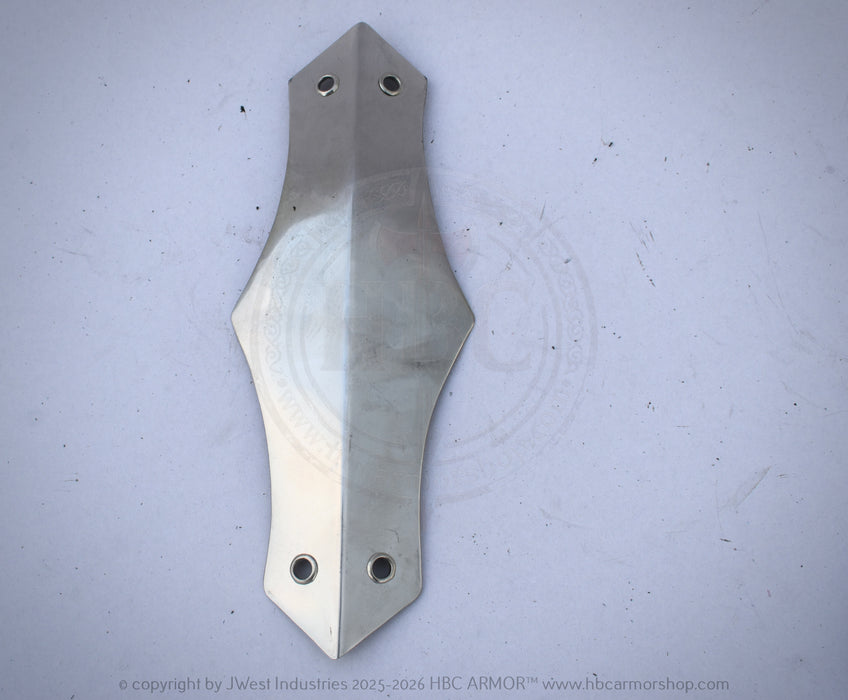 Medieval Jack Chain Rebracer Plates | 1 mm Pre-Hardened SS202 | Arm Armor Components