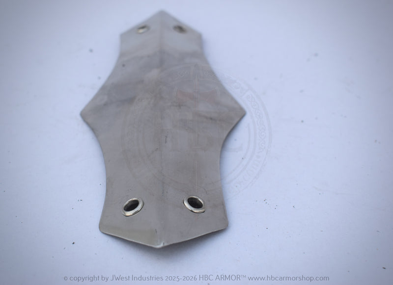 Medieval Jack Chain Rebracer Plates | 1 mm Pre-Hardened SS202 | Arm Armor Components