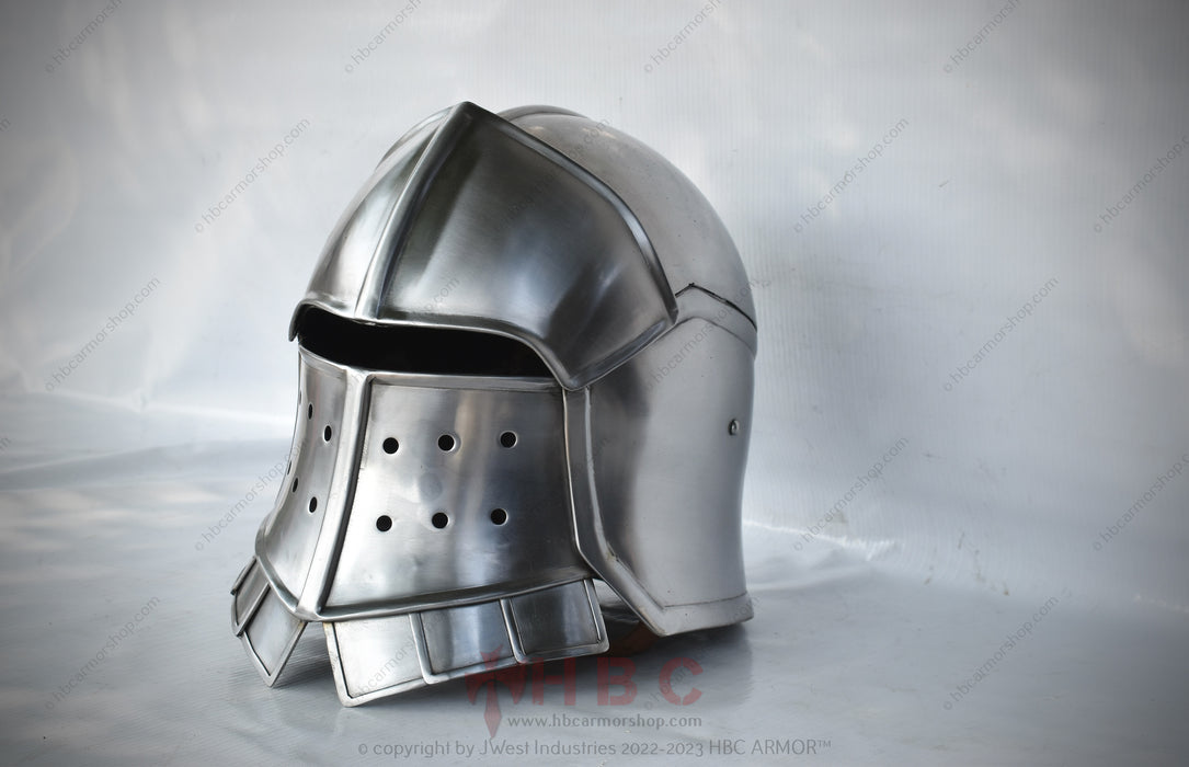 Hand-forged helmet Custom forged helmet Artisan-crafted helmet