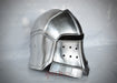 Handcrafted armor gear Unique forged headgear Authentic hand-forged helm