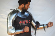 Landsknecht Battle Reenactment Medieval Mercenary Armor Historical Costume Accessories Renaissance Faire Role-Play Gear Medieval Mercenary Cosplay Landsknecht Warrior Armor