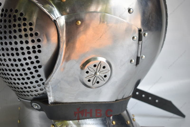 Landsknecht burgonet helmet Interchangeable 3 Visor