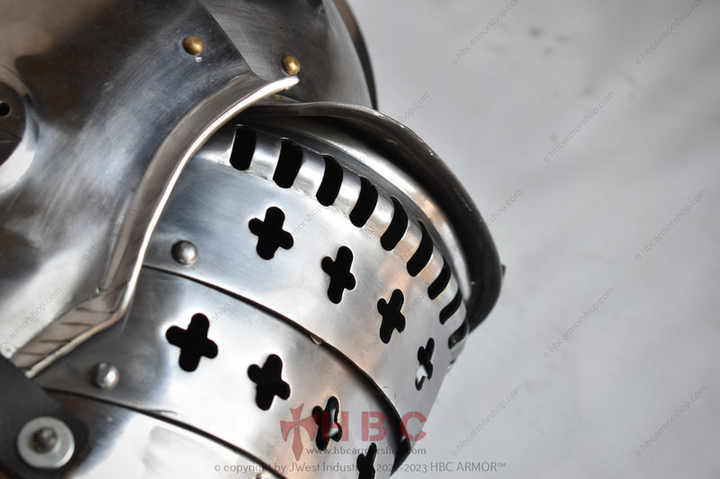 Landsknecht burgonet helmet Interchangeable 3 Visor