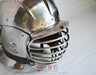 Hand Forged Medieval Landsknecht Burgonet Helmet with Interchangeable Visors by HBC Armor