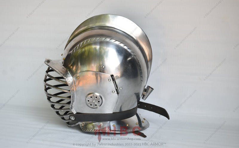 Landsknecht burgonet helmet Interchangeable 3 Visor