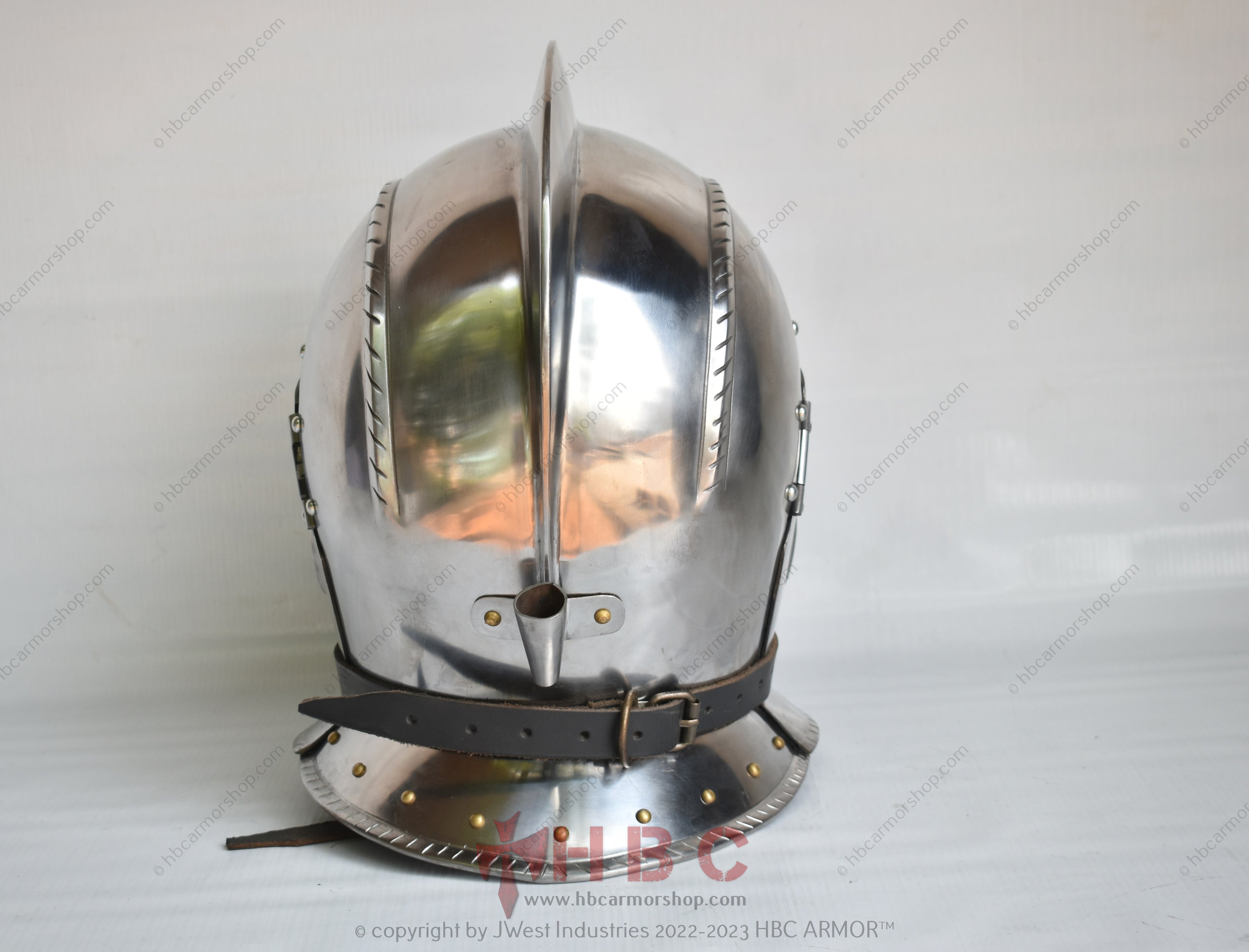 Landsknecht burgonet helmet Interchangeable 3 Visor — HBC Armor Shop