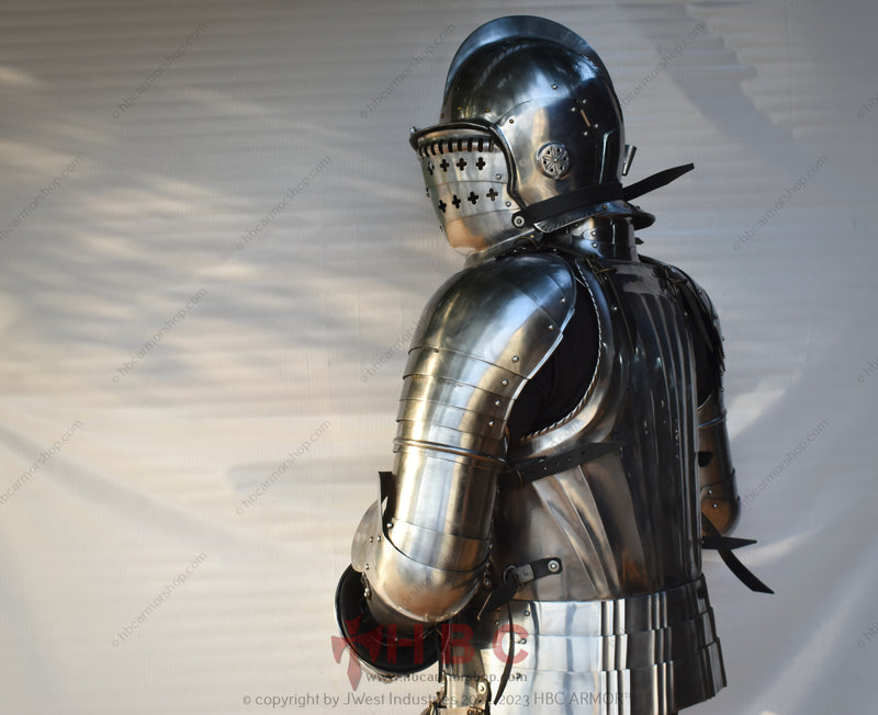 Ensemble d'armure LANDSKNECHT forgé à la main par HBC Armor™