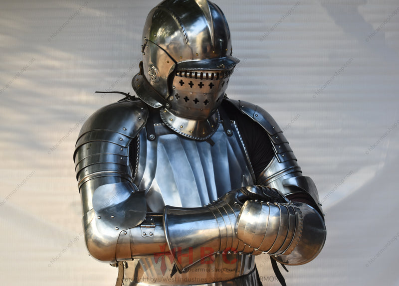 Ensemble d'armure LANDSKNECHT forgé à la main par HBC Armor™
