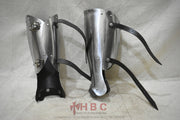 Medieval Leg Armor Buhurt Shin Guard SCA Combat Greave Leg Protection Gear