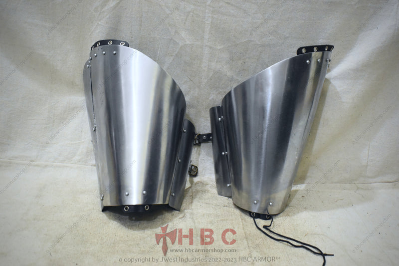 Armure de jambe de cuisse flottante avec option d'armure de genou / Buhurt de combat médiéval, SCA, IMCF, ACL