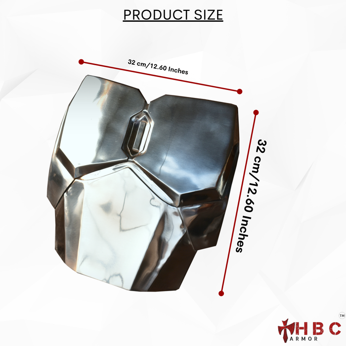 Armure corporelle en métal Mandalorian Beskar