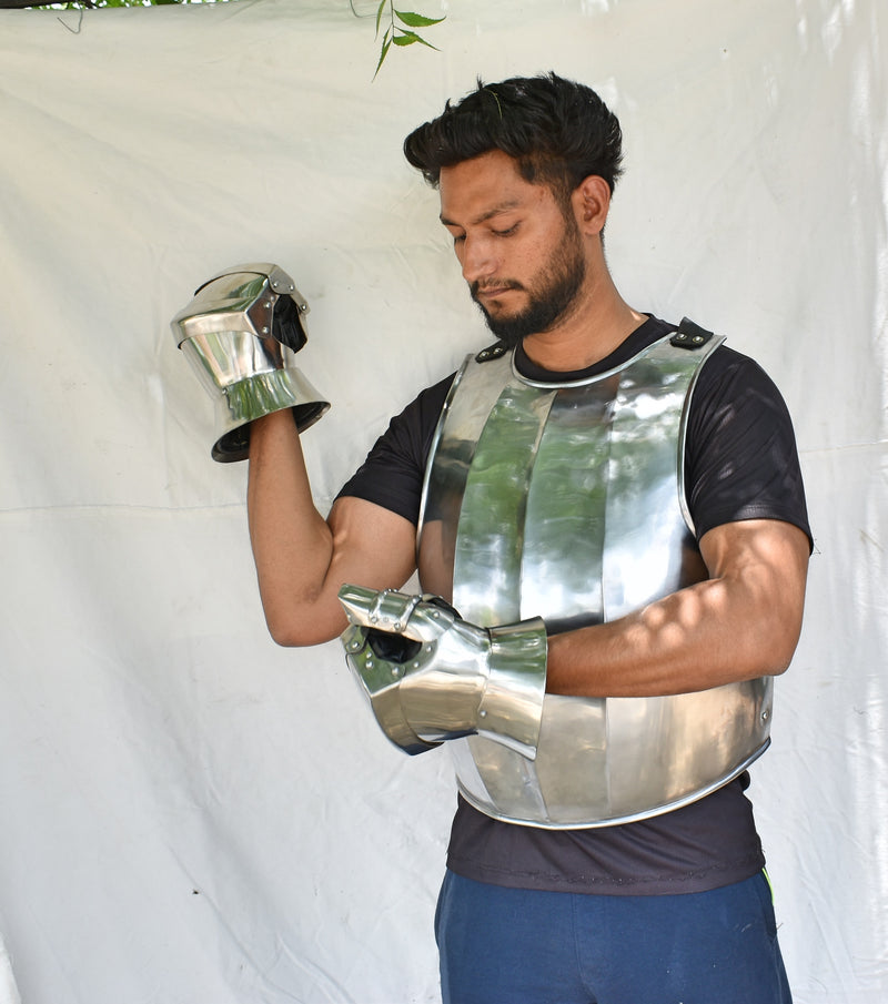 HBC Armor™Goliath Mittens Buhurt Optimized Hand Armor for Medieval Combat Sports/Buhurt/Imcf/Acl/Acw | Gauntlet for Medieval combat Sport