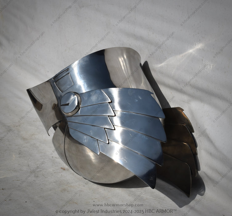 Custom Medieval Helmet
Fantasy Armor Helmet
Handcrafted Cosplay Helmet
High-Quality LARP Helmet