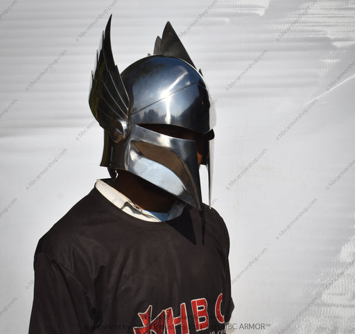 Detachable Wings Helmet
Adjustable Medieval Helmet
Heavy-Duty Cosplay Helmet