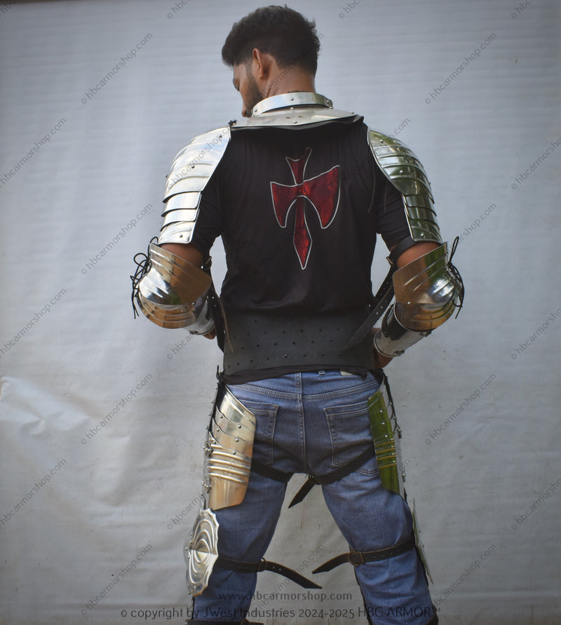 Handmade Gothic Knight Armor
Medieval Combat Armor
Arm & Leg Protection for Buhurt