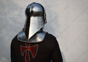HBC ARMOR™ Handmade Visored Sallet – Perfect for Reenactment
